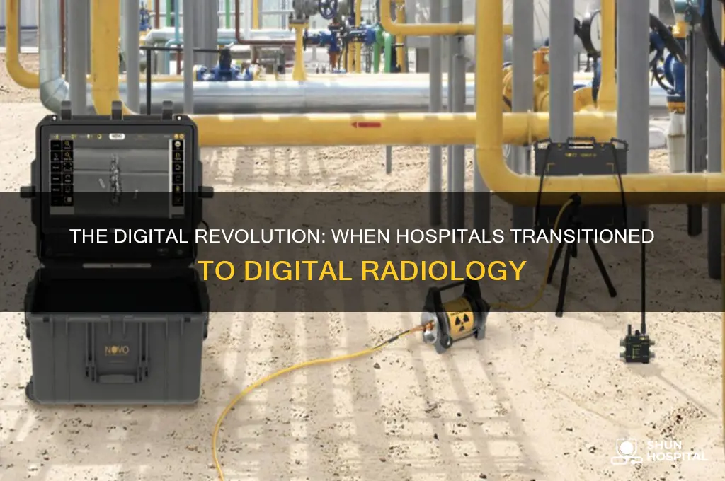when did hospitals switch to digital radiology