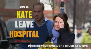 Kate's Discharge: A Timeline of Her Hospital Stay and Recovery