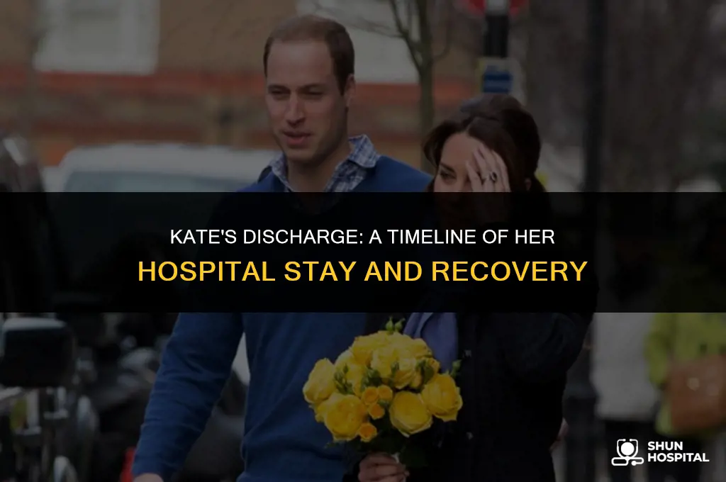 when did kate leave hospital