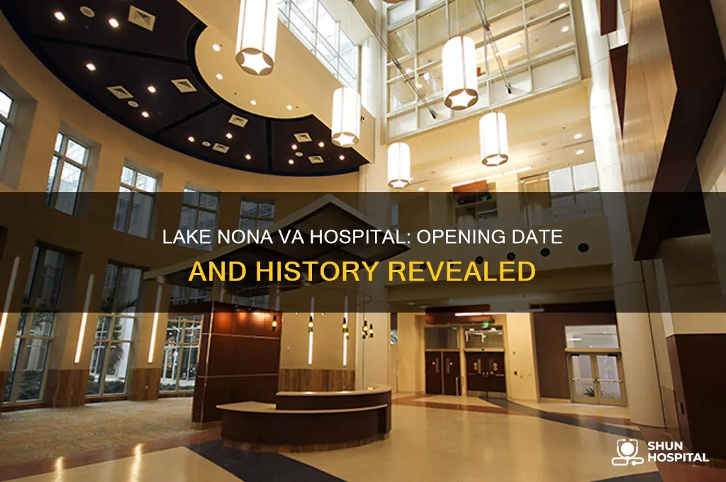 when did lake nona va hospital open
