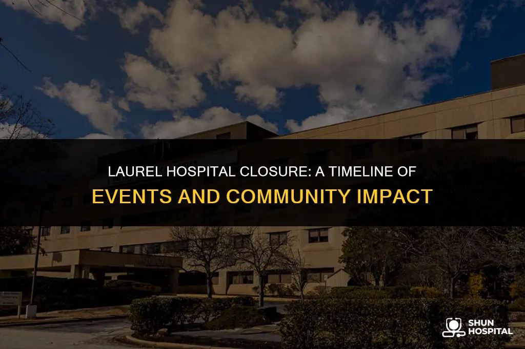 when did laurel hospital close
