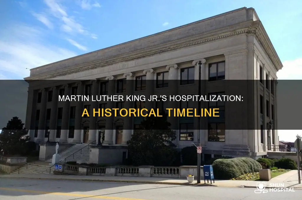 when did martin luther king jr went to the hospital