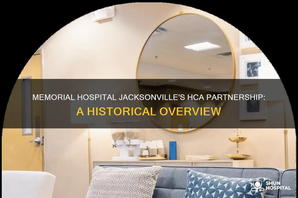 when did memorial hospital jacksonille join hca