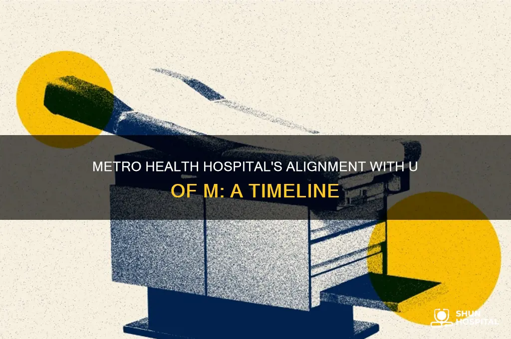 when did metro health hospital align with u of m