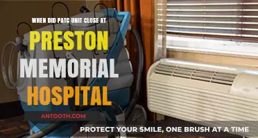PATC Unit Closure at Preston Memorial Hospital: A Timeline