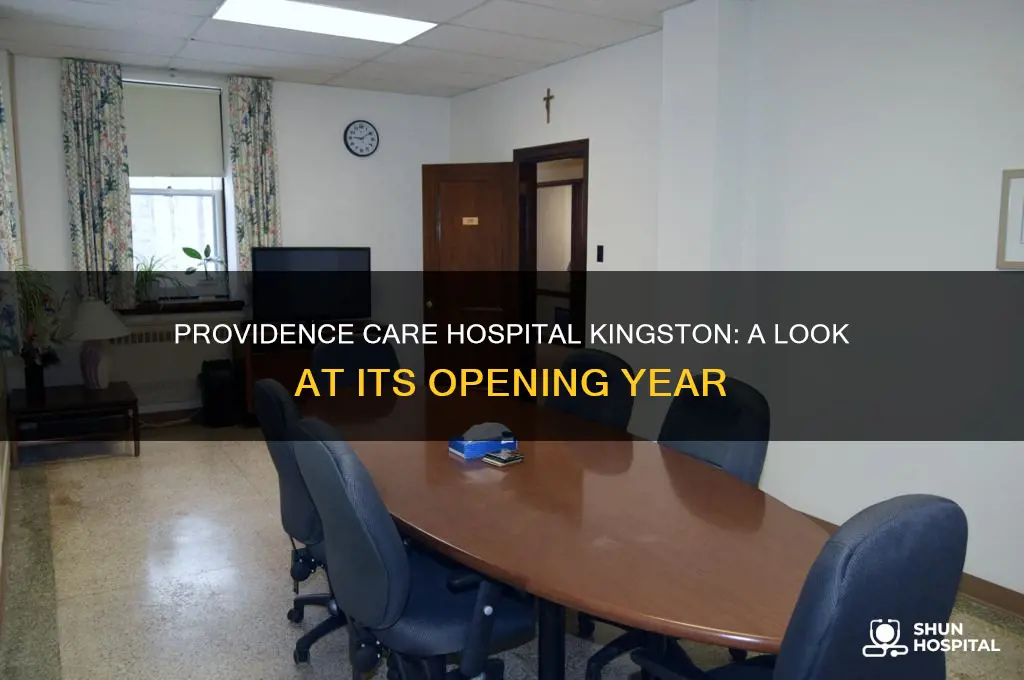when did providence care hospital open in kingston ontario