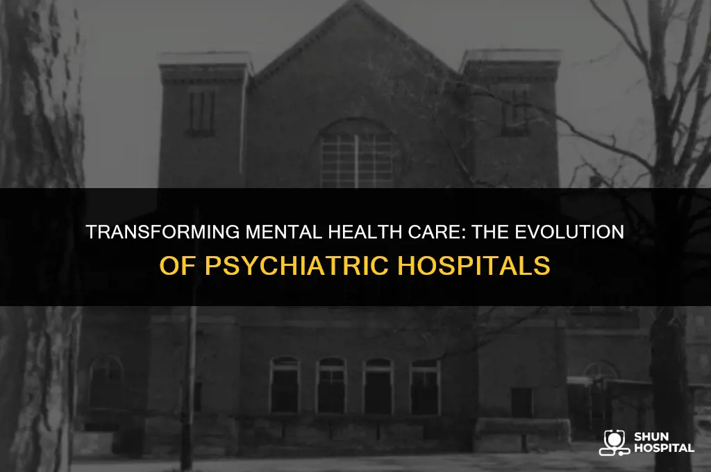 when did psychiatric hospitals reform