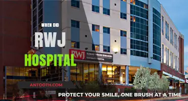 Unveiling the History: When Did RWJ Hospital Begin Its Journey?