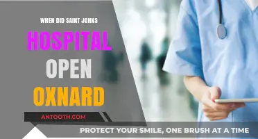 Saint John's Hospital Oxnard: A Historical Opening Date Revealed