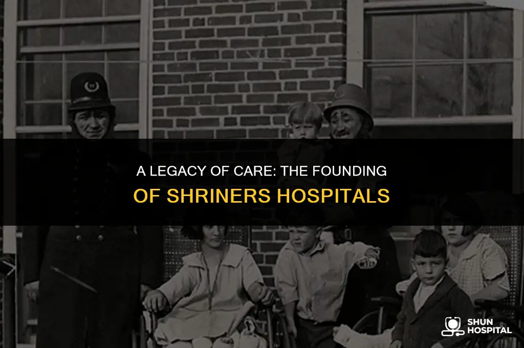 when did shriners hospital start