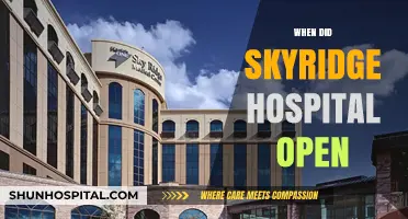 Unveiling the History: When Did SkyRidge Hospital Open Its Doors?
