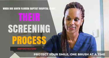 South Florida Baptist Hospital's Screening Process: A Historical Overview