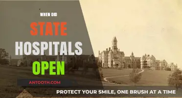 Tracing the Origins: When State Hospitals Opened Their Doors