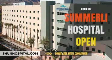 Unveiling the History: When Did Summerlin Hospital Open Its Doors?