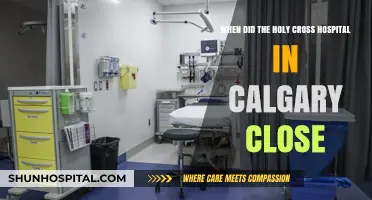 The Closure of Calgary's Holy Cross Hospital: A Timeline