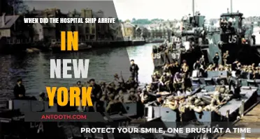 Hospital Ship's Arrival in New York: A Historical Timeline