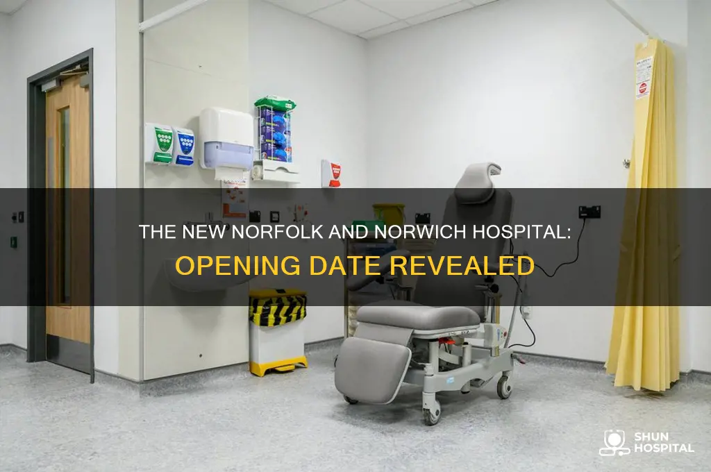 when did the new norfolk and norwich hospital open