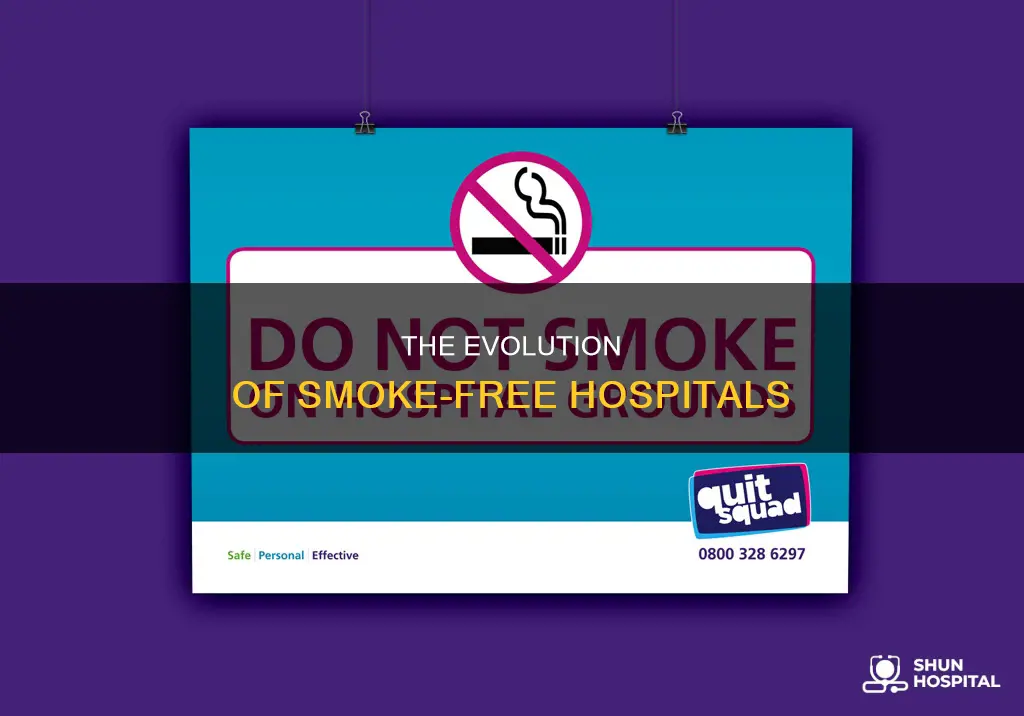 when did they ban smoking in hospitals