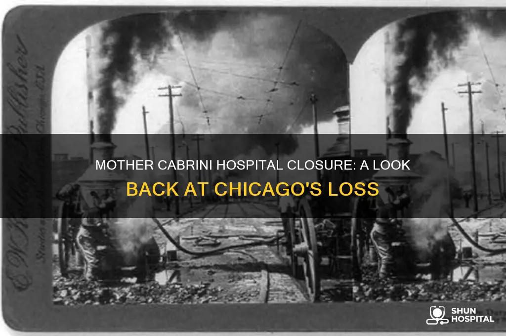 when did they close mother cabrini hospital in chicago