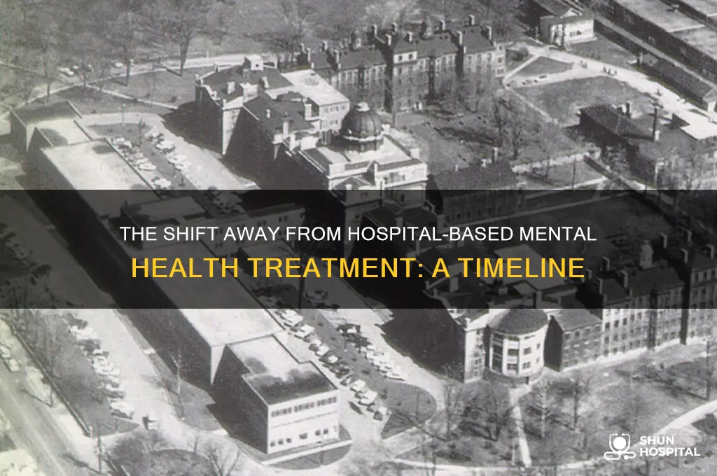when did they stop treating mebtal health in hospitals
