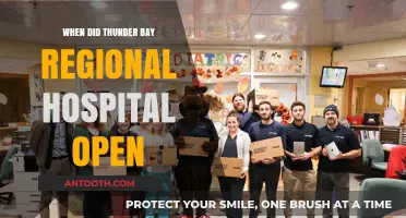 Thunder Bay Regional Hospital's Opening: A Historical Overview
