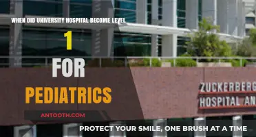 University Hospital's Pediatric Level 1 Trauma Center Designation Timeline
