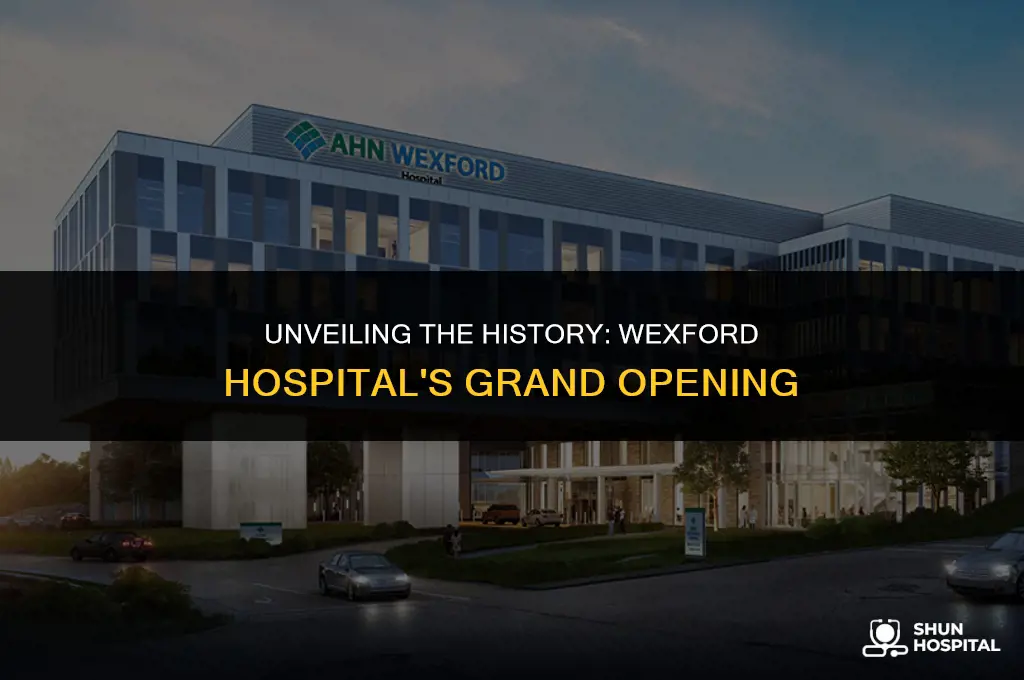 when did wexford hospital open