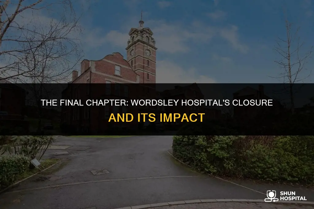 when did wordsley hospital close