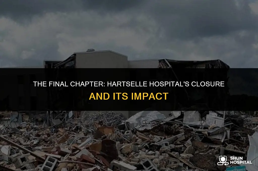 when didb hartselle hospital close