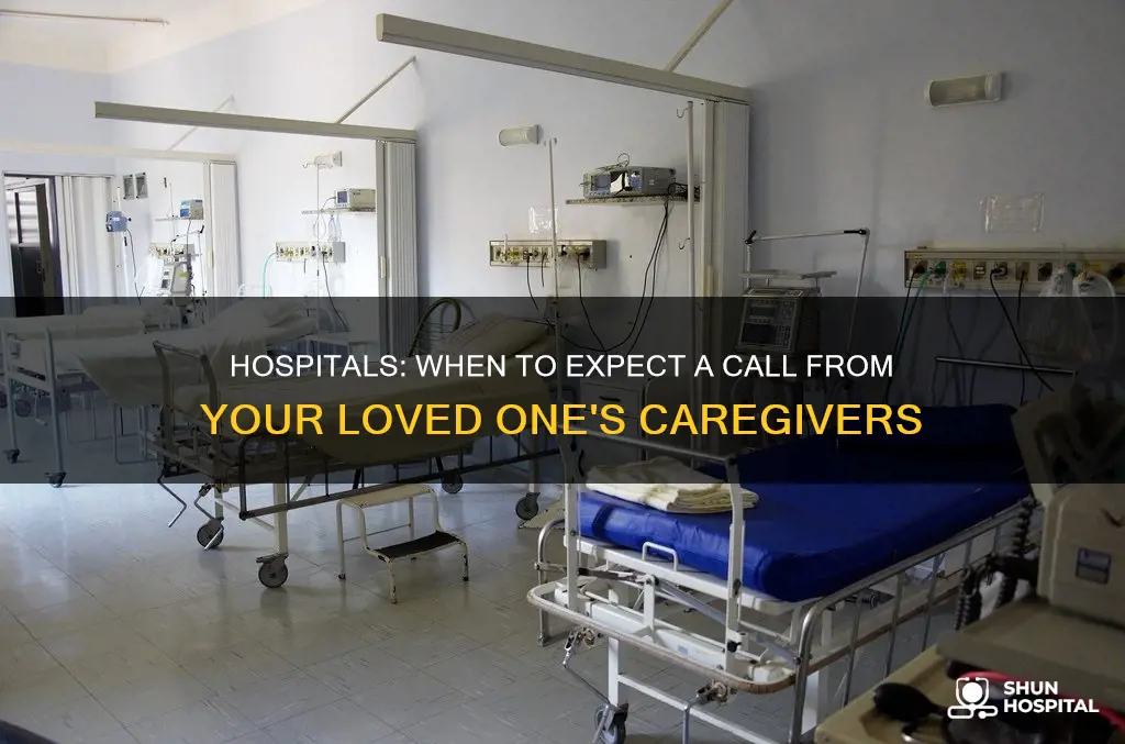 when do hospitals contact next of kin