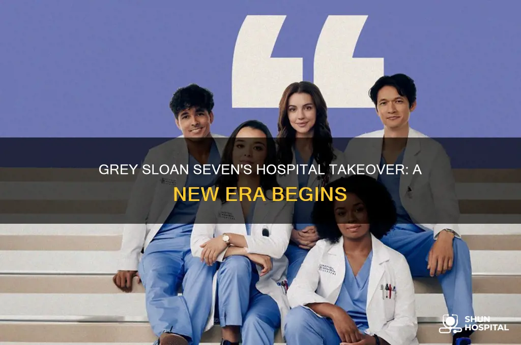 when do the grey sloan seven buy the hospital
