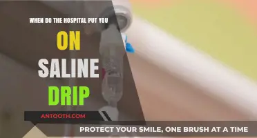When Do Hospitals Administer Saline Drips: Essential Timing Explained