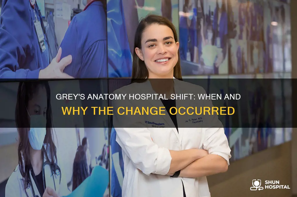 when do they change the hospital in grey