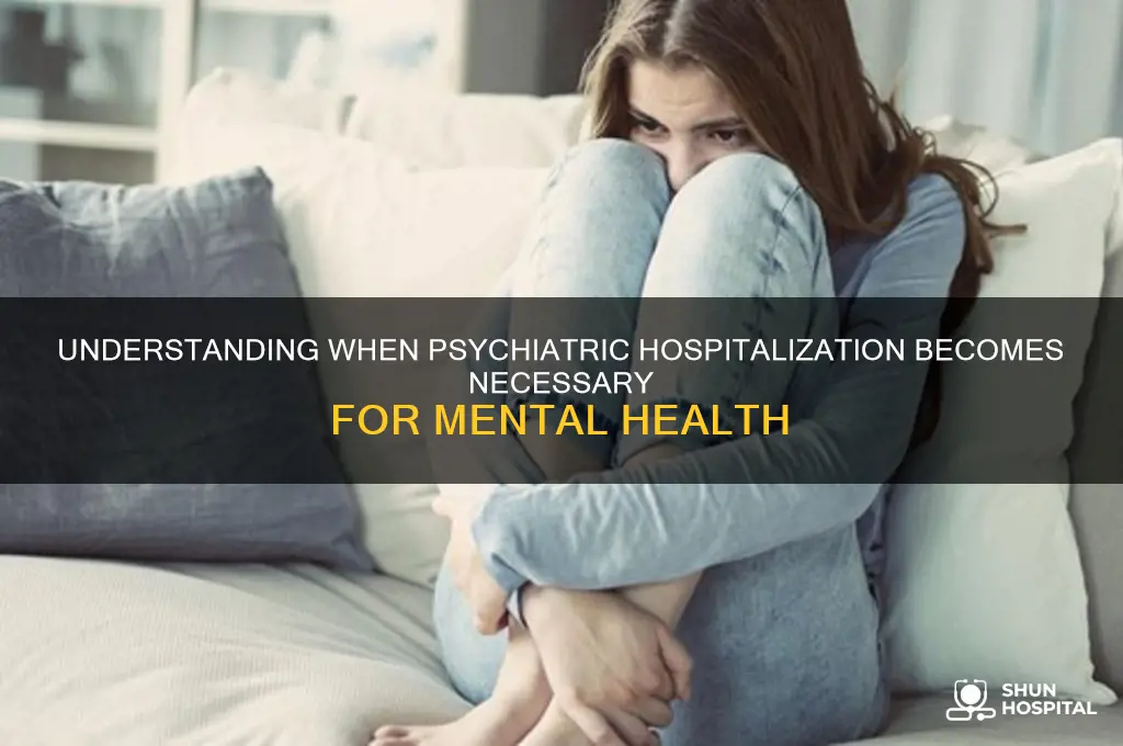 when do they put you in a psychiatric hospital