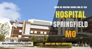 Cox Hospital Springfield MO Visiting Hours End Time Guide