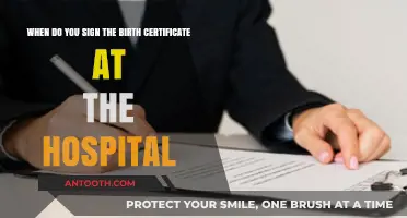 When and How to Sign Your Baby's Birth Certificate at the Hospital
