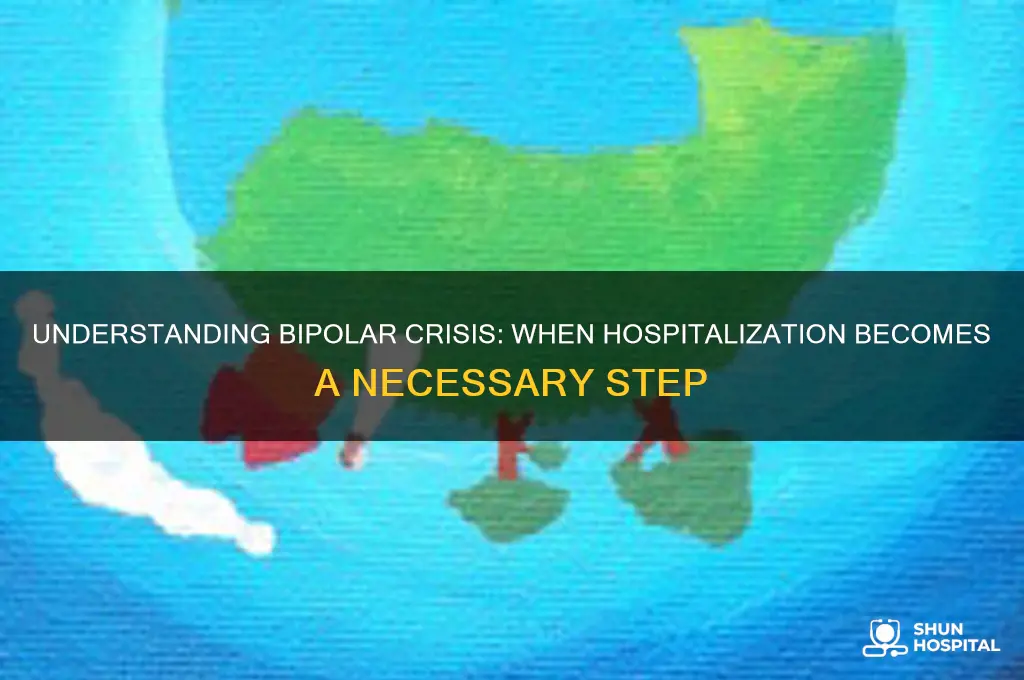 when does a bipolar person need hospitalization