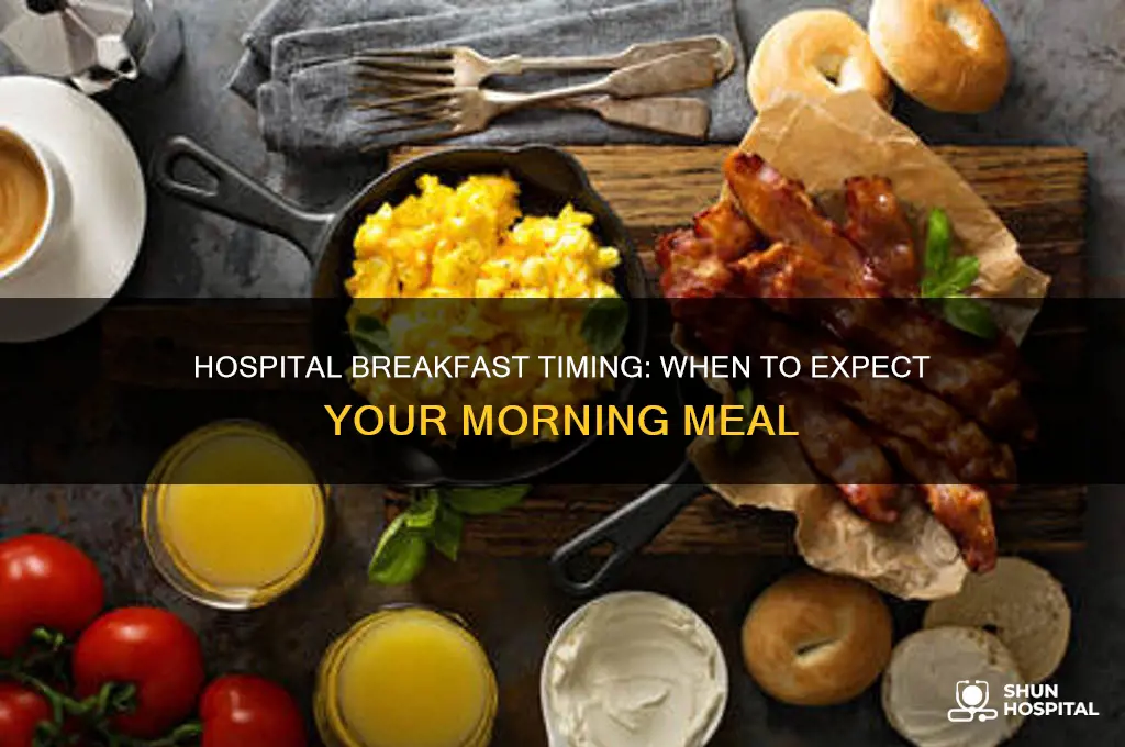 when does a hospital bring you breakfast