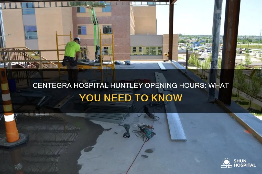 when does centegra hospital in huntley open