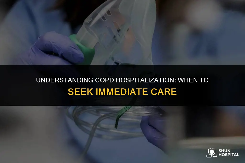 when does copd require hospitalization