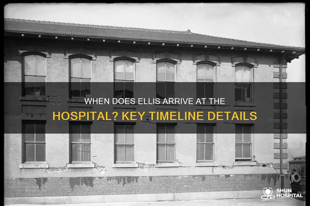 when does ellis come to the hospital