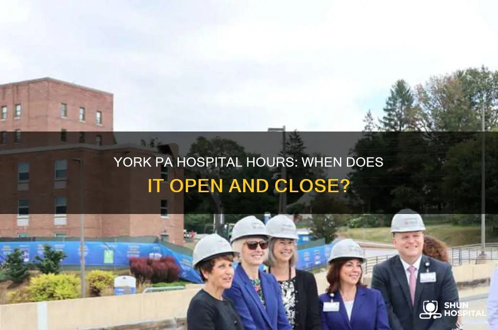 when does hospital in york pa open