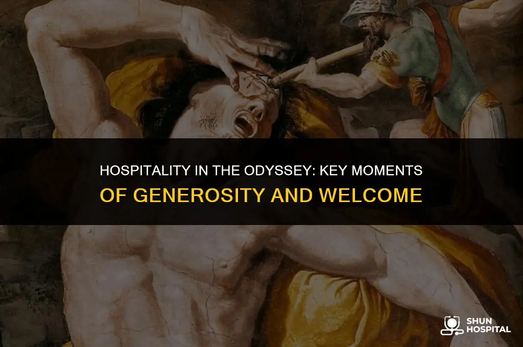 when does odysseus show hospitality