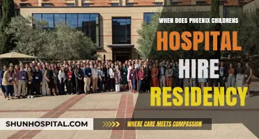 Phoenix Children's Hospital Residency Hiring Timeline and Application Process