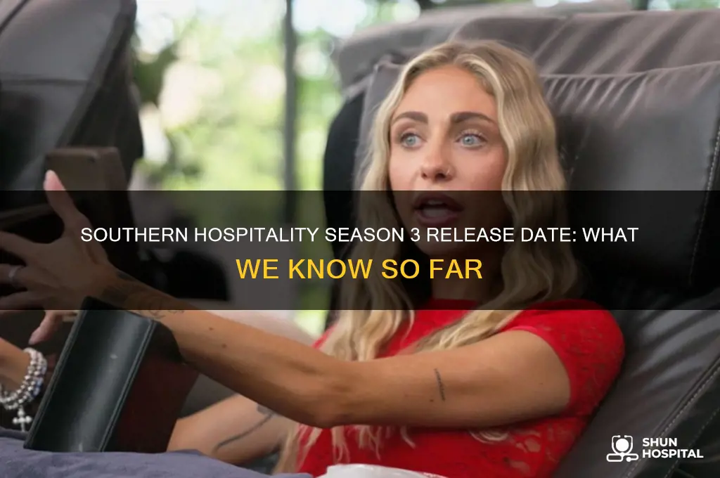 when does season 3 of southern hospitality come out