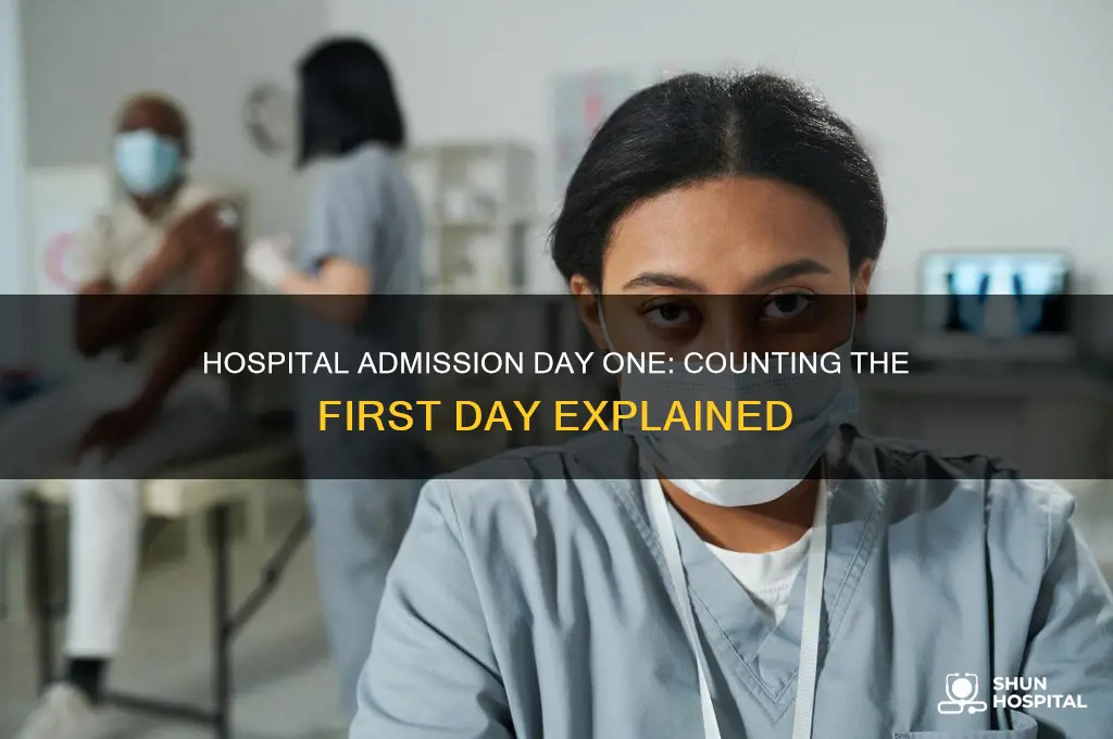 when does the 1st day admitte to hospital count