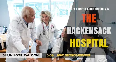 Hackensack Hospital Blood Test Hours: When Does Testing Open?