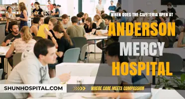 Anderson Mercy Hospital Cafeteria Opening Hours: A Quick Guide