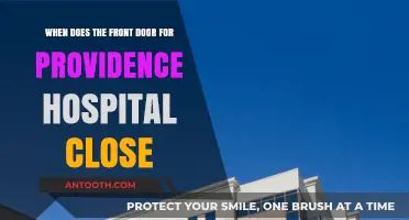 Providence Hospital Front Door Closing Hours: What You Need to Know