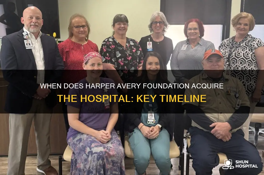 when does the harper avery foundation buy the hospital